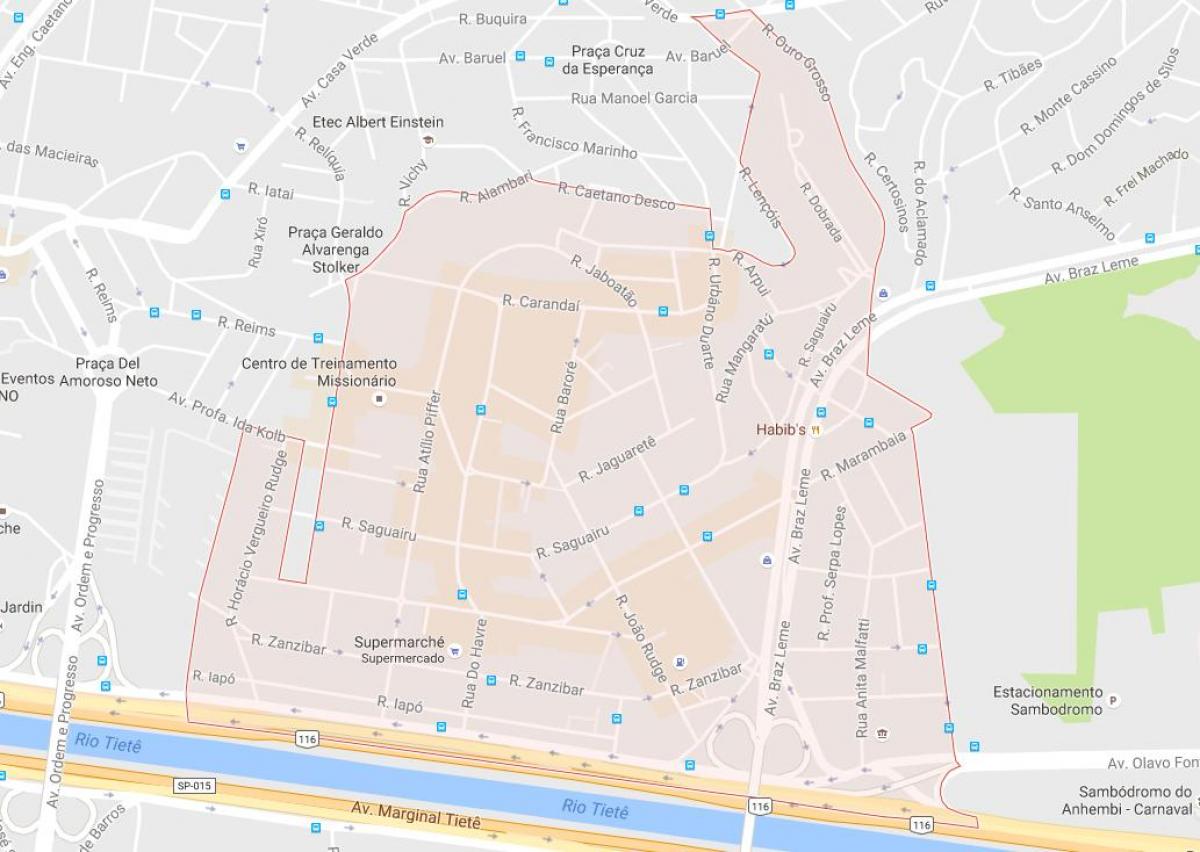 Karte von Casa-Verde-São Paulo