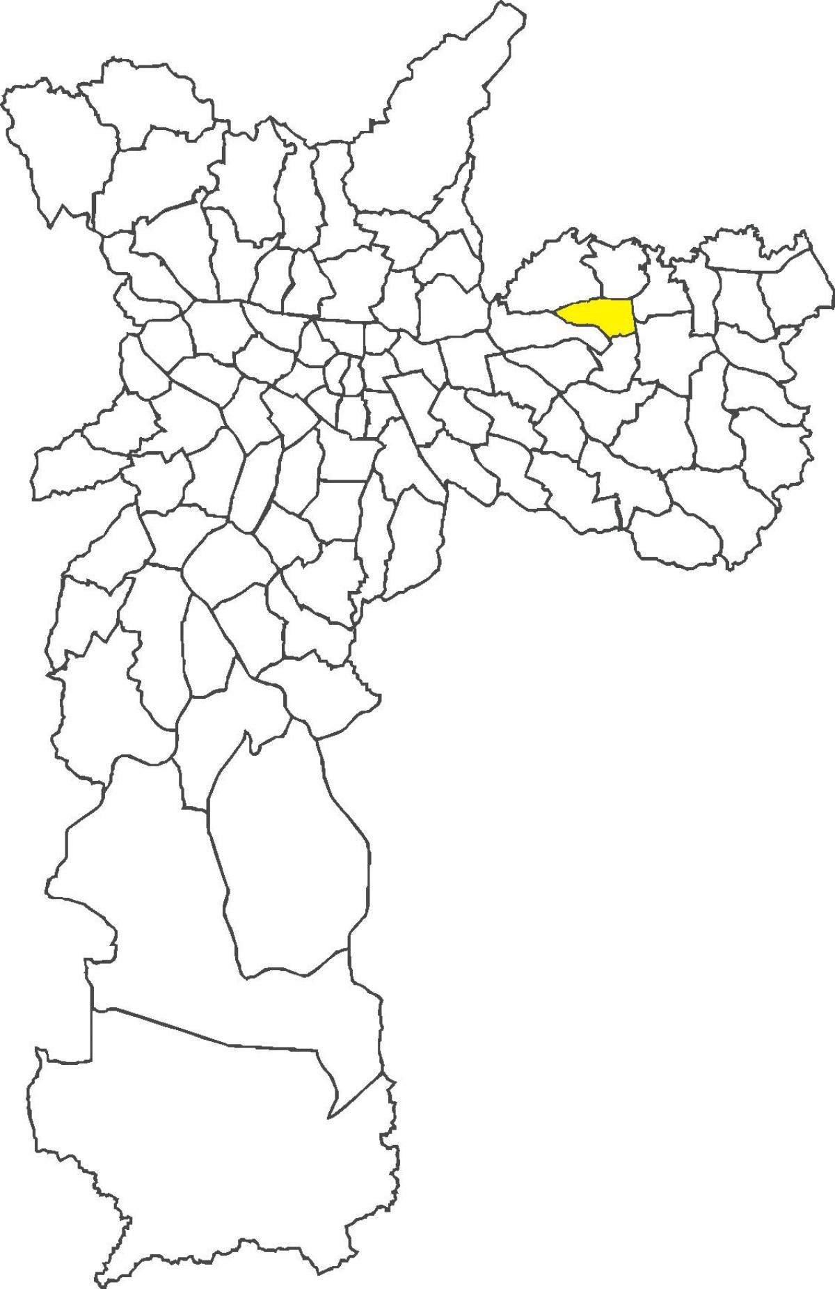 Karte von Ponte Rasa Bezirk