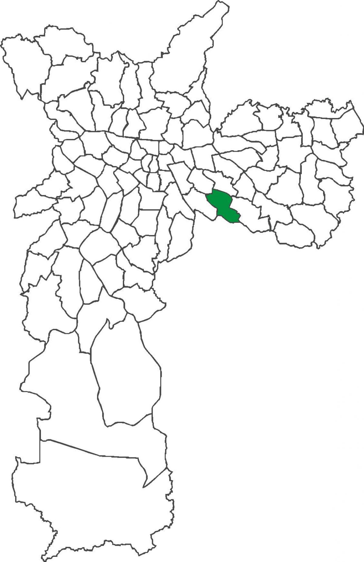 Karte von São Lucas Bezirk