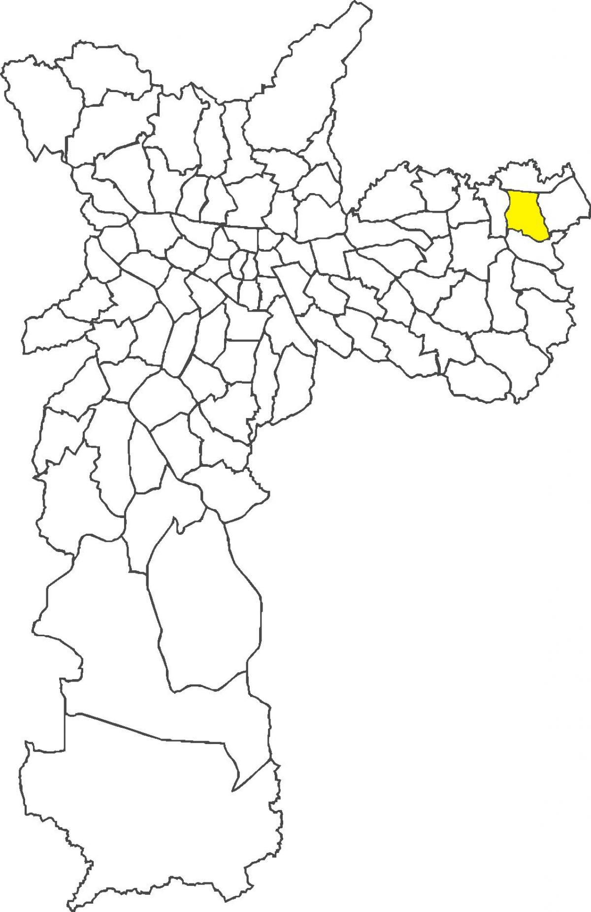 Karte von Vila Curuçá Bezirk