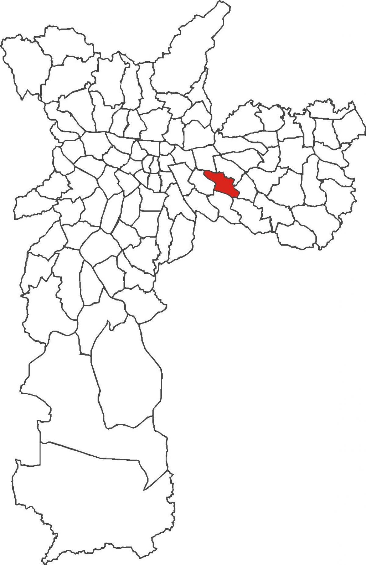 Karte von Vila Formosa Bezirk
