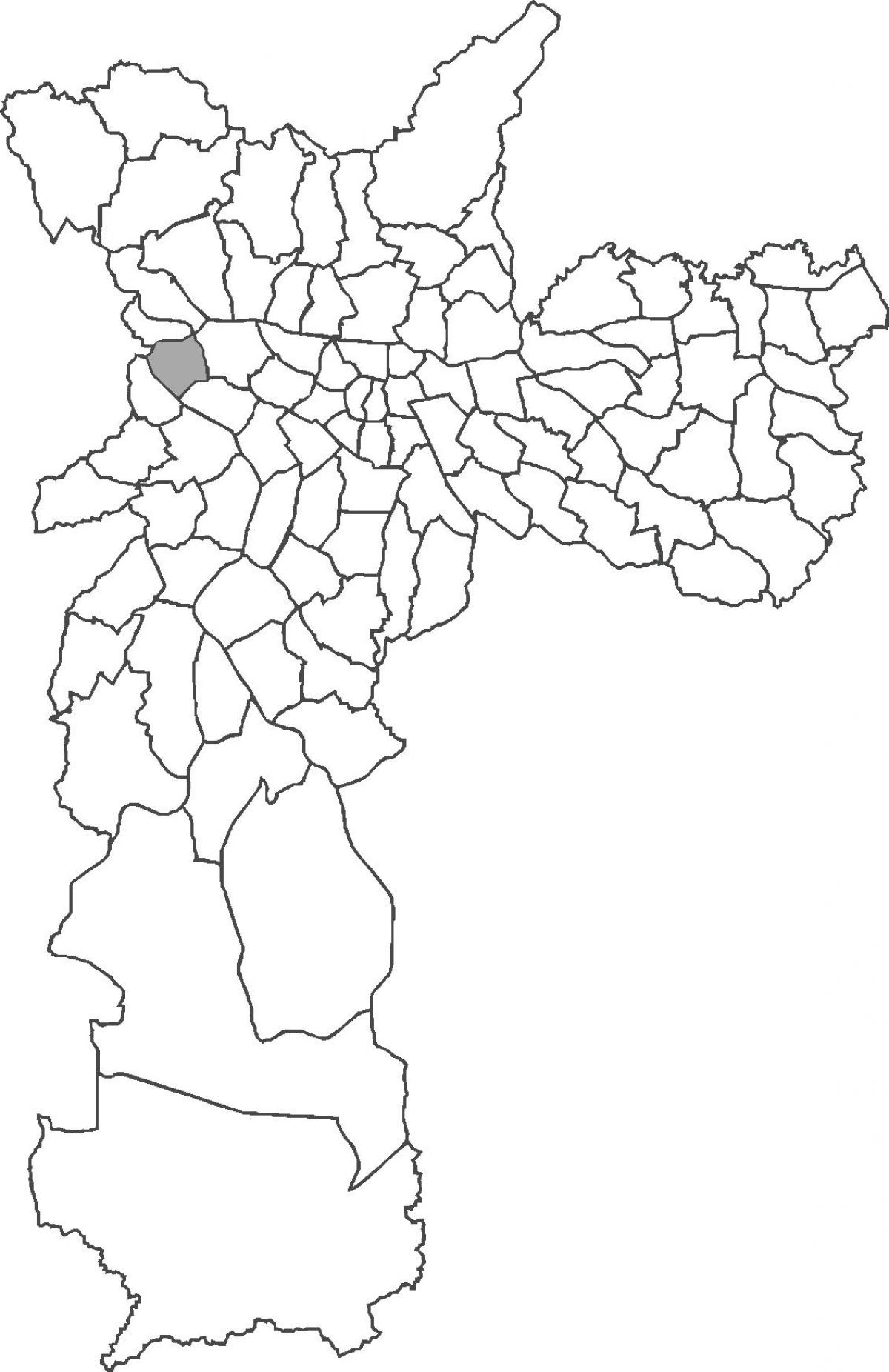 Karte von Vila Leopoldina Bezirk