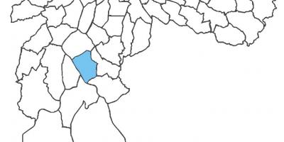 Karte von Campo Grande district
