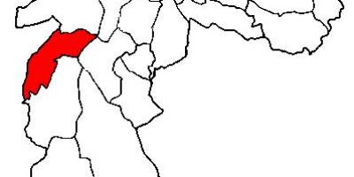 Karte von Campo Limpo sub-Präfektur von São Paulo