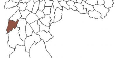 Karte von Capão Redondo Bezirk