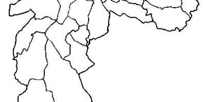Karte der Freguesia do Ó sub-Präfektur von São Paulo
