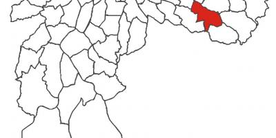 Karte von São Mateus Bezirk