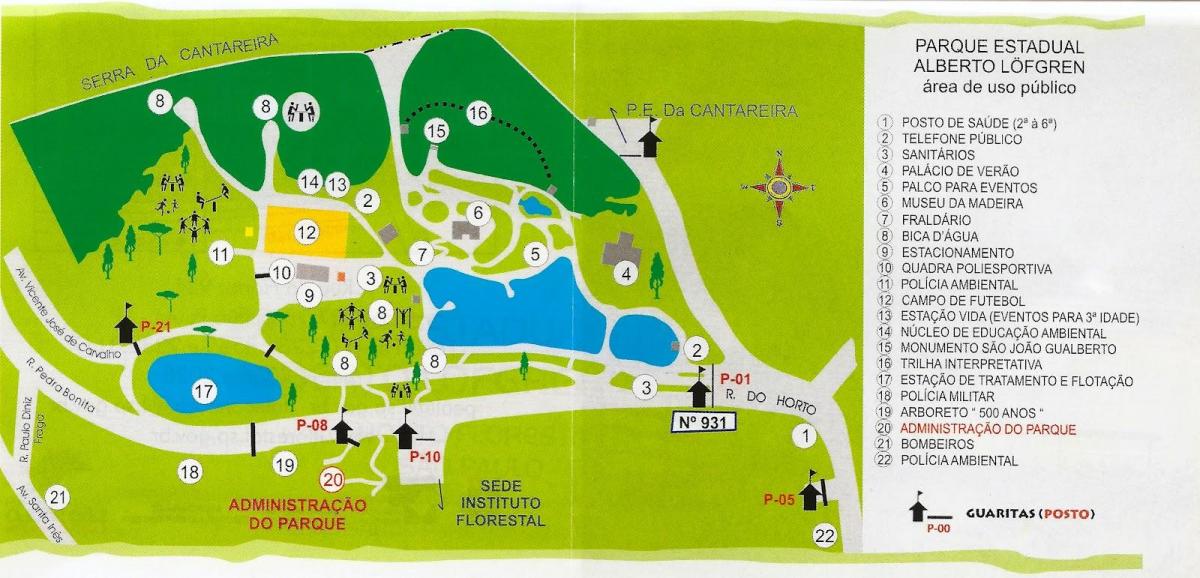 Karte von Alberto Löfgren park