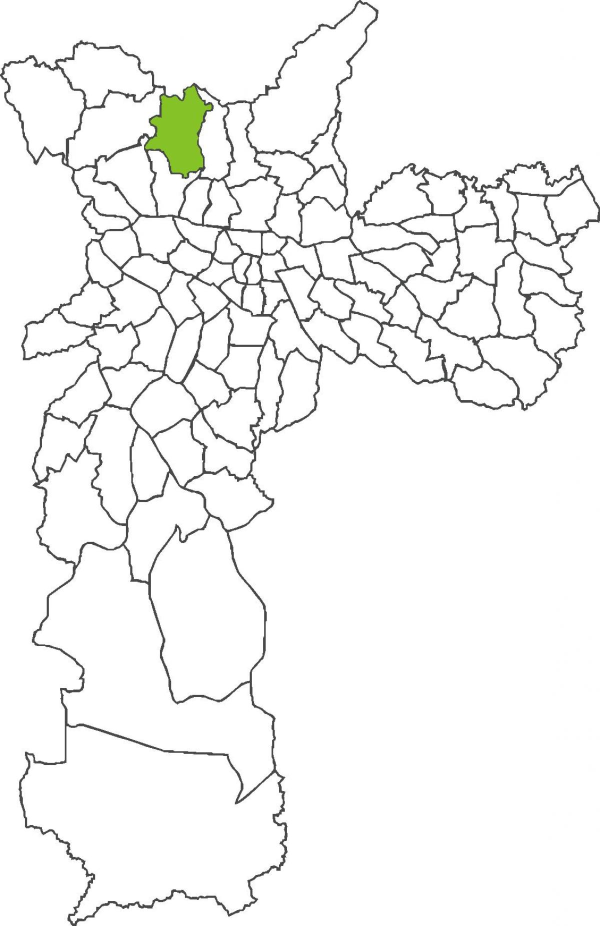 Karte von Brasilândia Bezirk