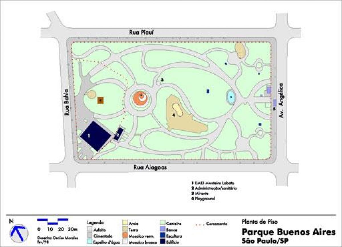 Karte von Buenos Aires-São Paulo-park