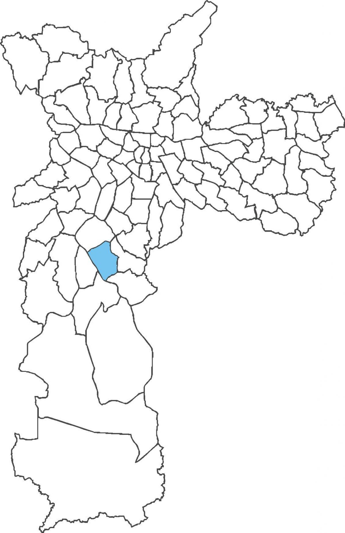 Karte von Campo Grande district