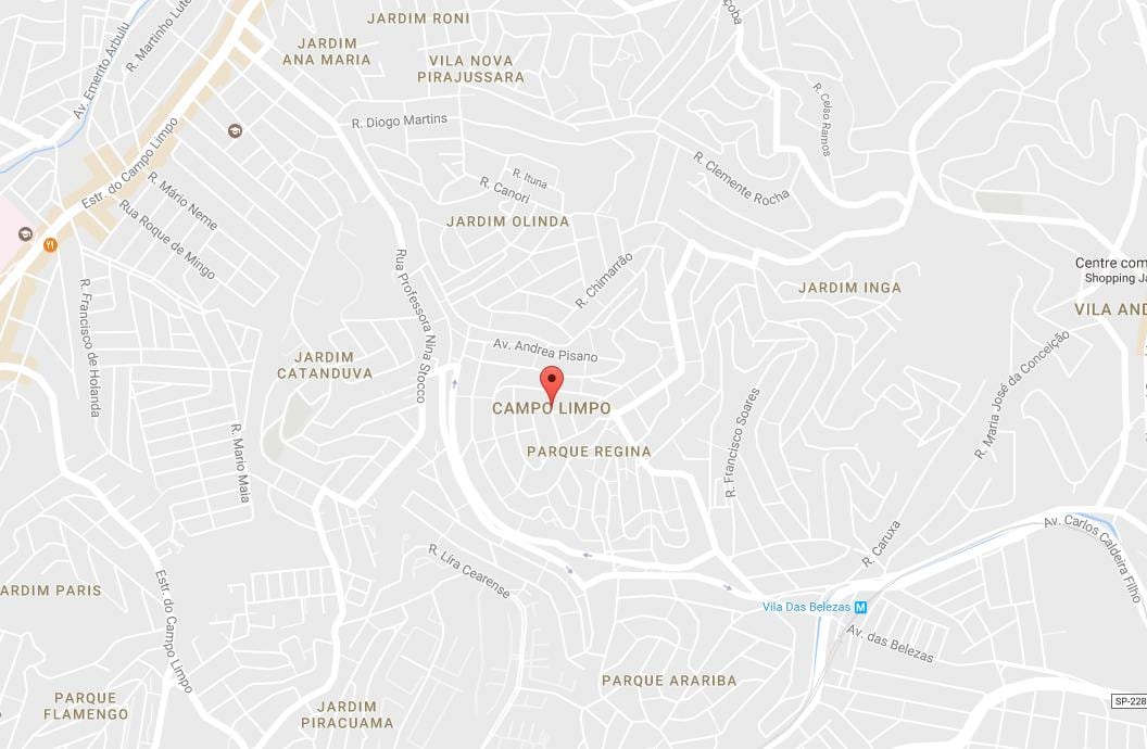 Karte von Campo Limpo in São Paulo