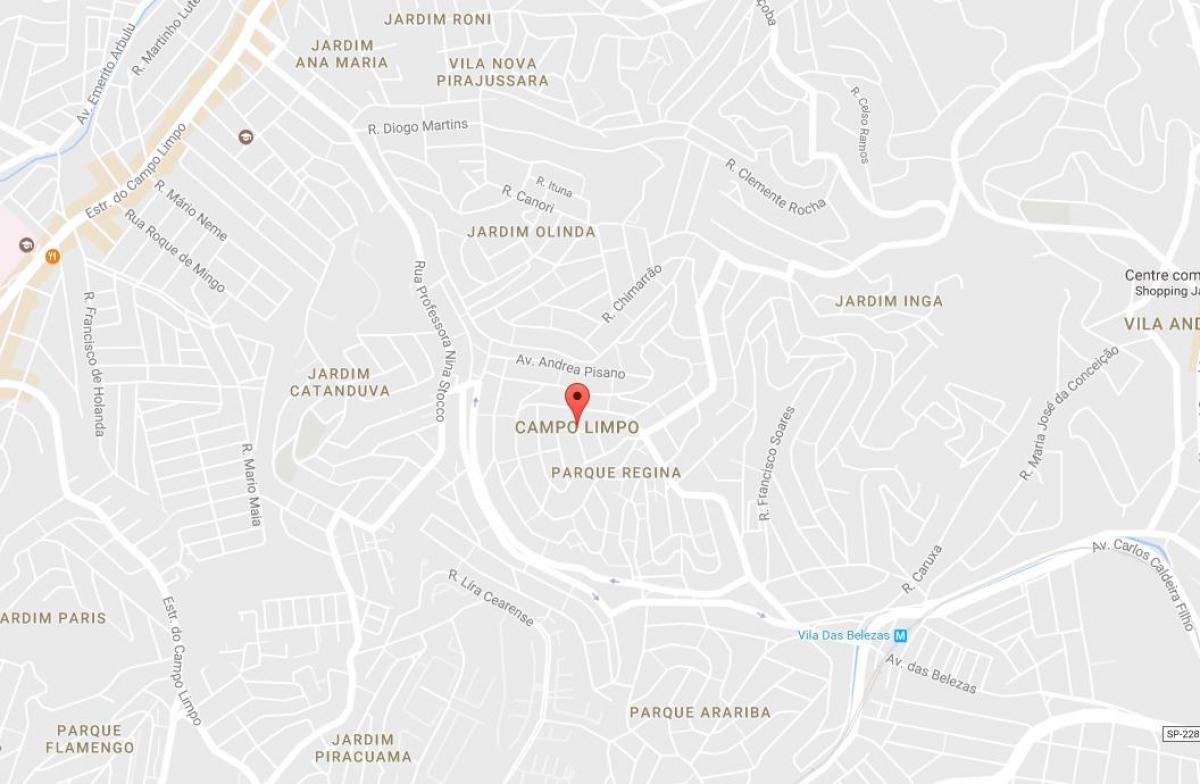 Karte von Campo Limpo in São Paulo