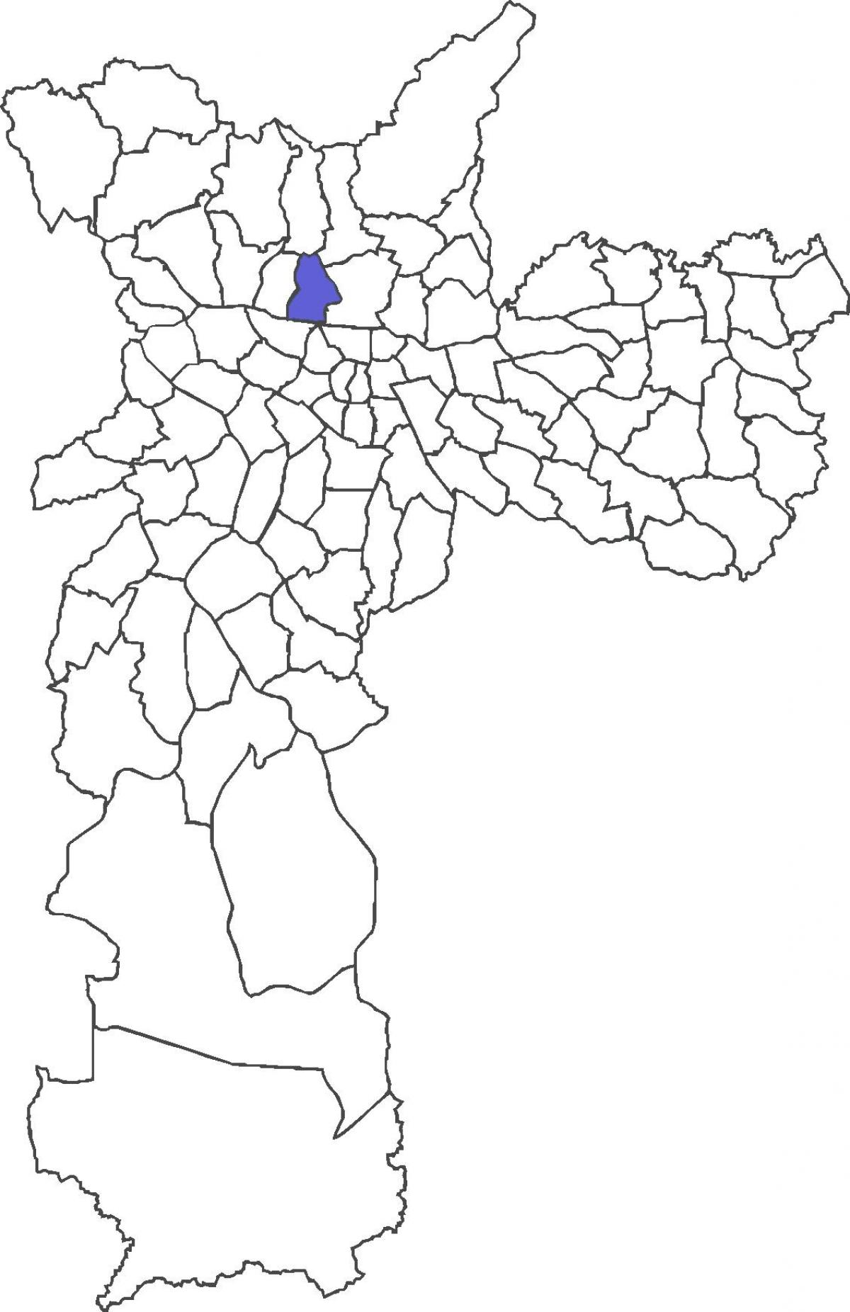 Karte von Casa-Verde-Bezirk