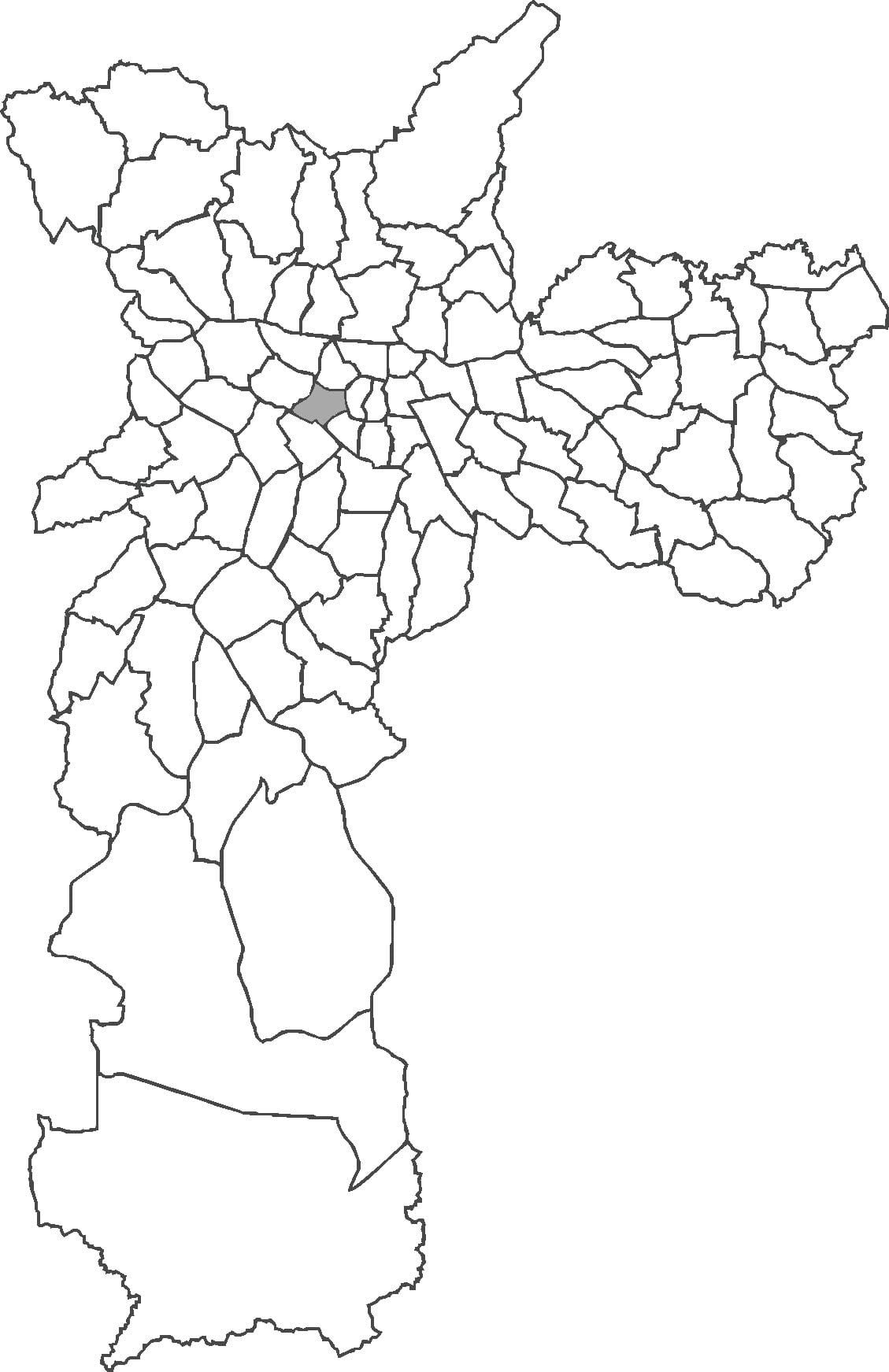 Karte von Bezirk Consolação