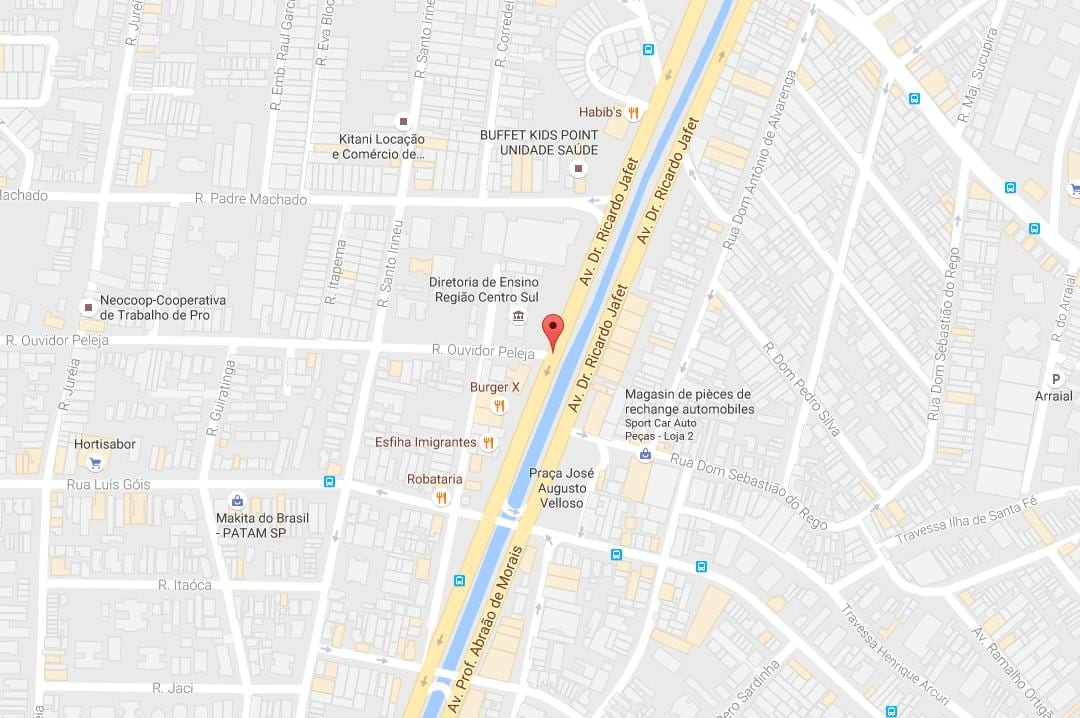 Karte von Cursino São Paulo