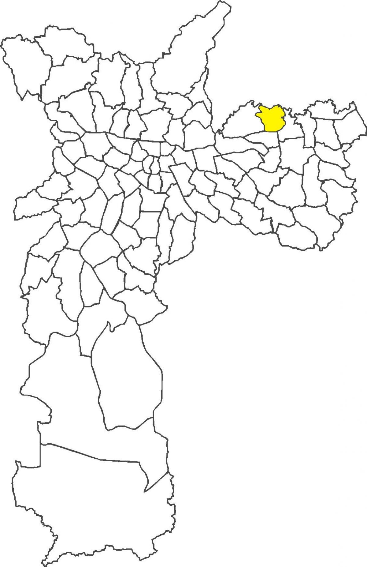Karte von Ermelino Matarazzo Bezirk