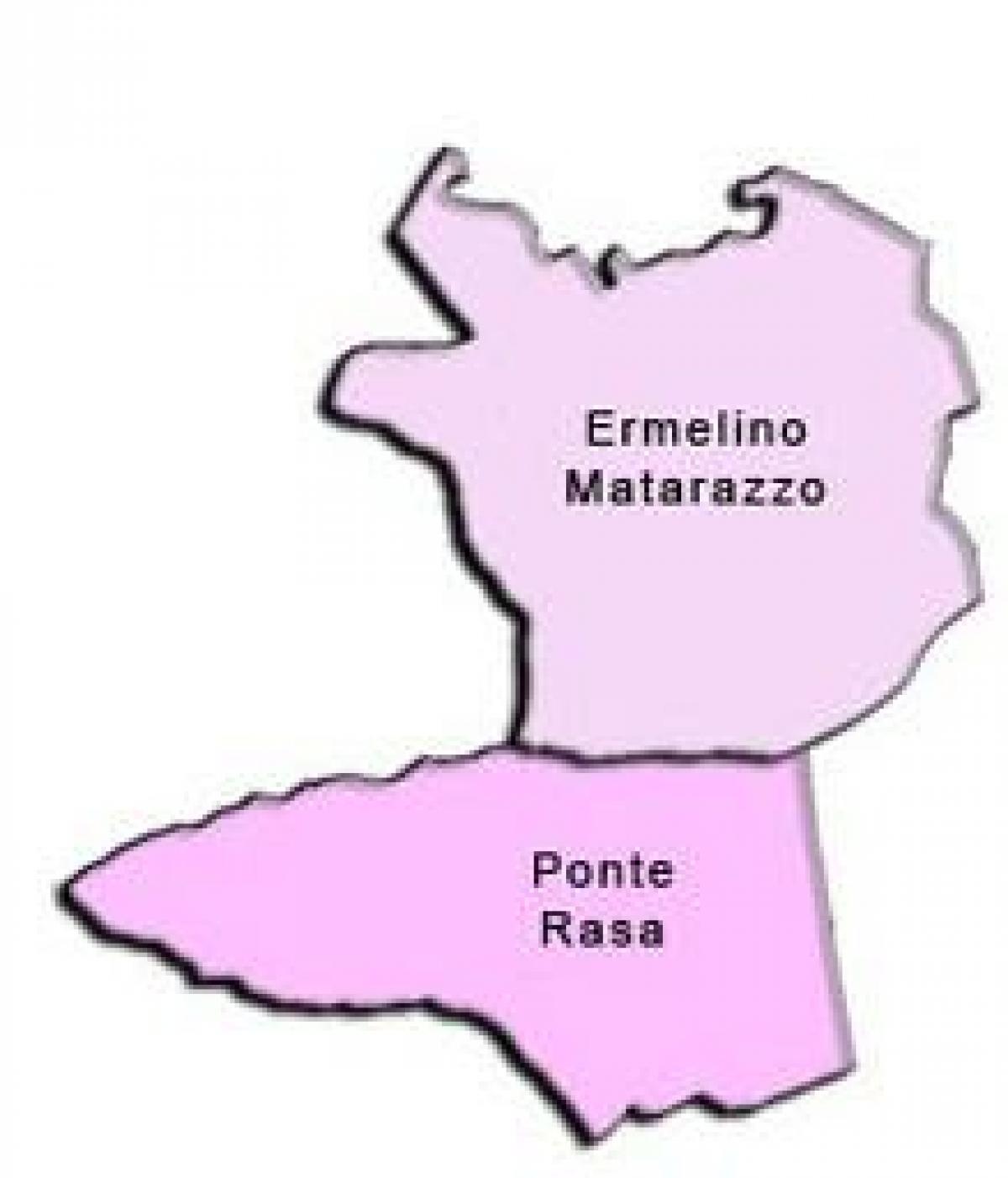Karte von Ermelino Matarazzo sub-Präfektur