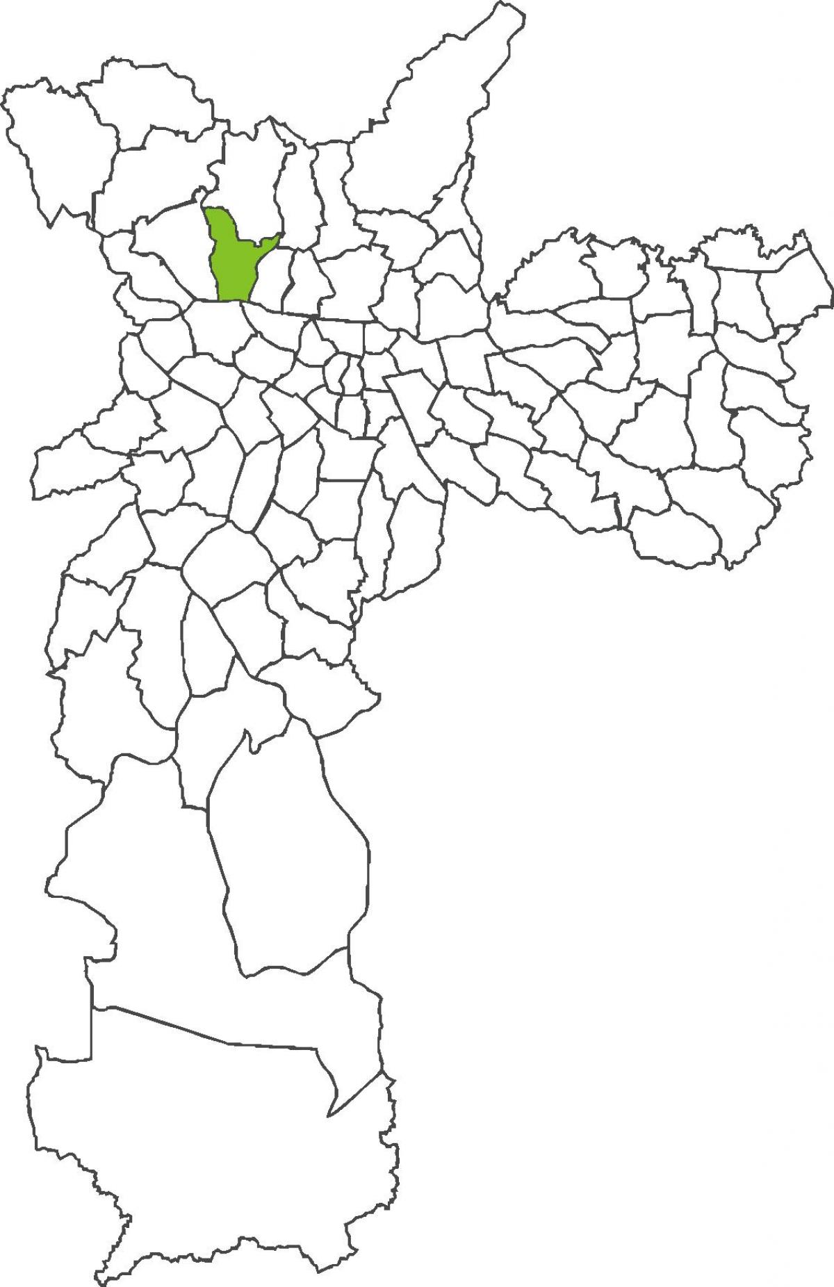 Karte der Freguesia do Ó Bezirk
