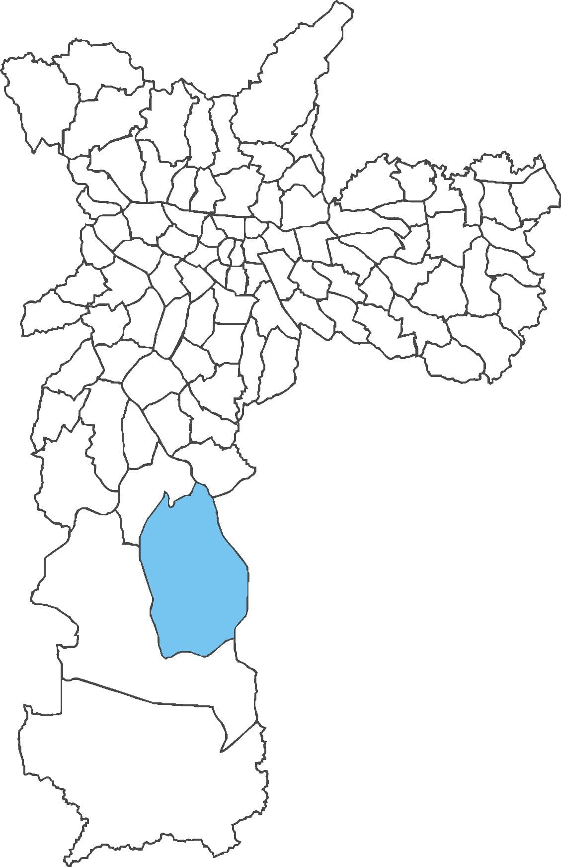 Karte von Stadtteil Grajaú