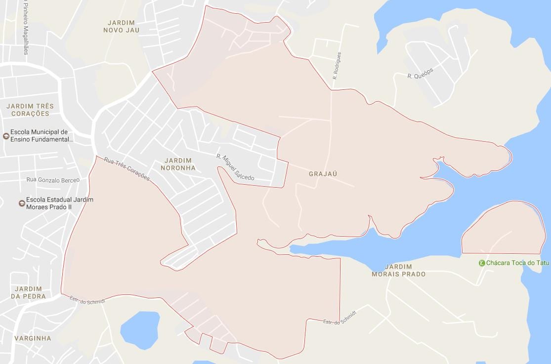 Karte von São Paulo-Grajaú