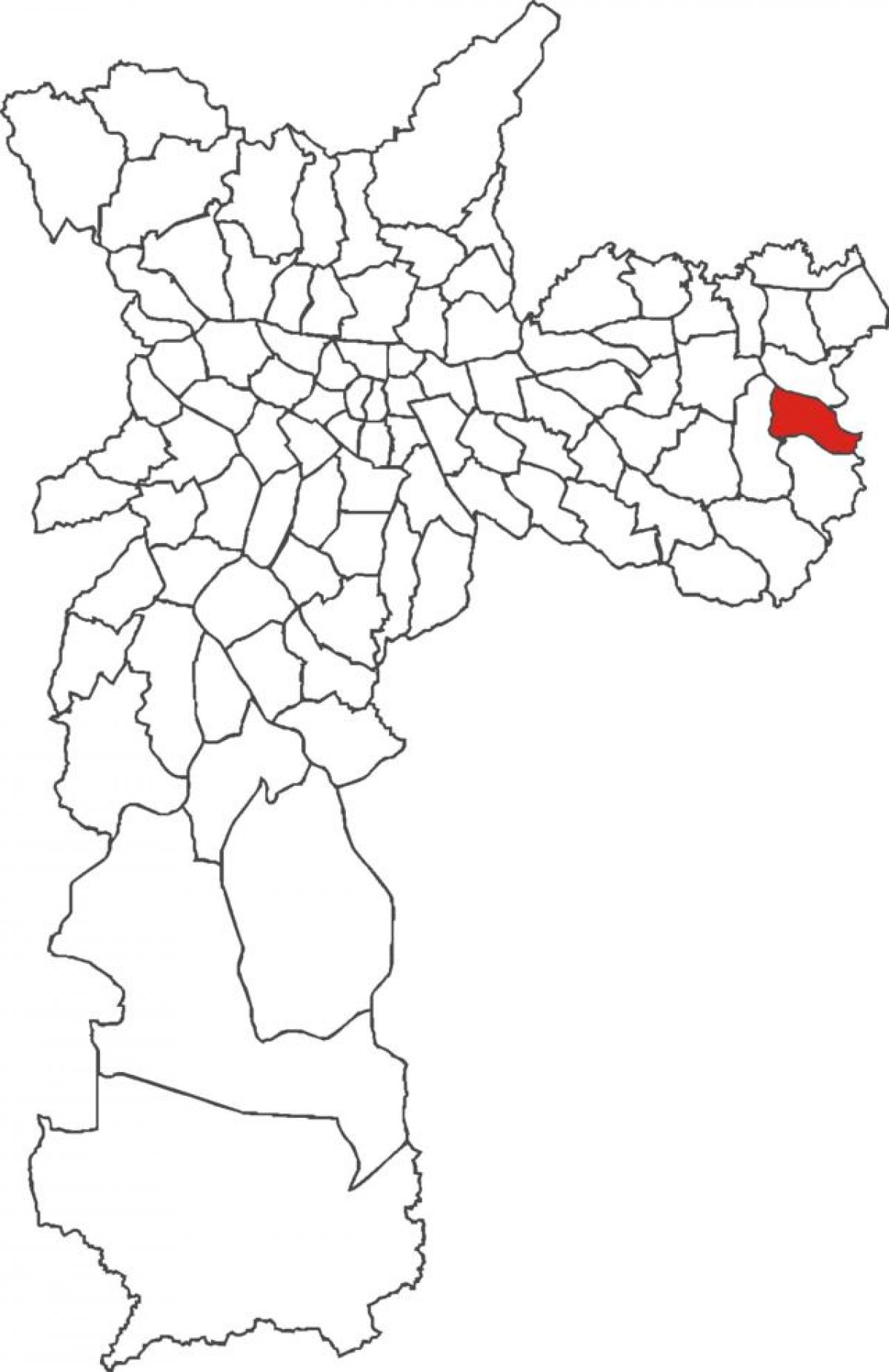 Karte von Bezirk Guaianases