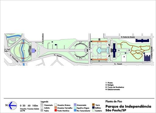 Karte von Indepêndencia São Paulo Park