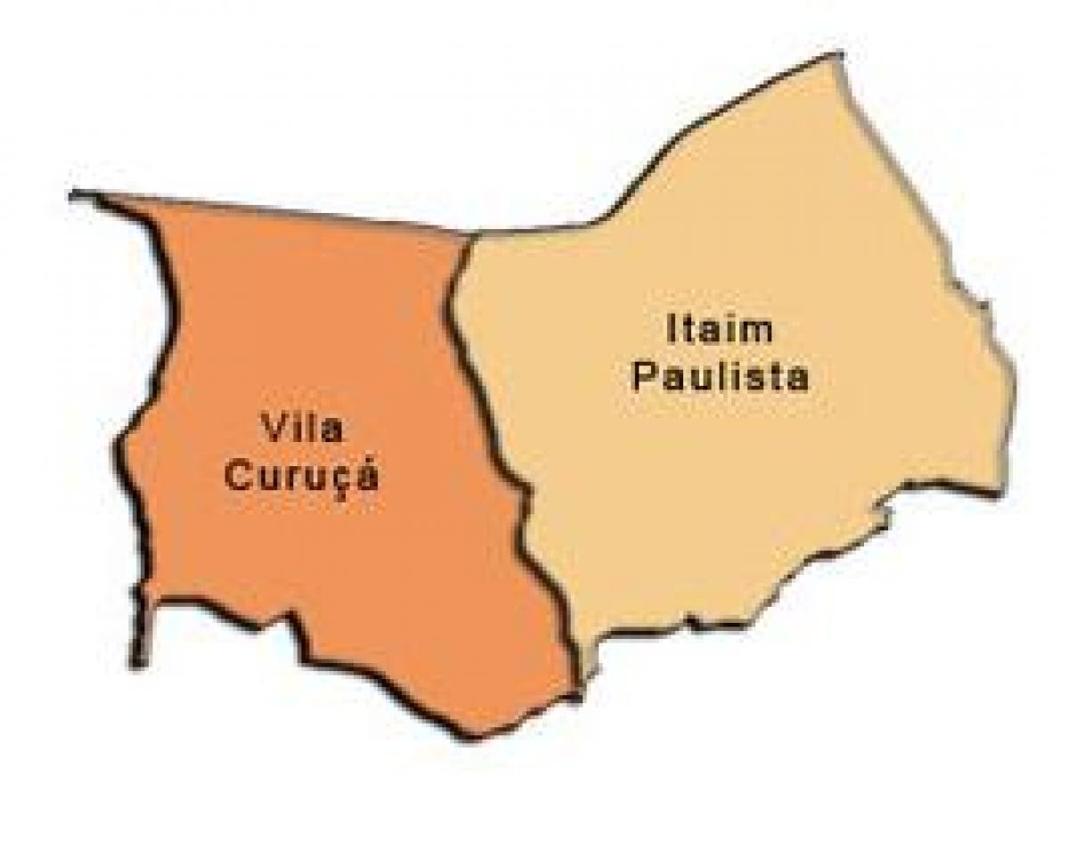Karte von Itaim Paulista - Vila Curuçá sub-Präfektur