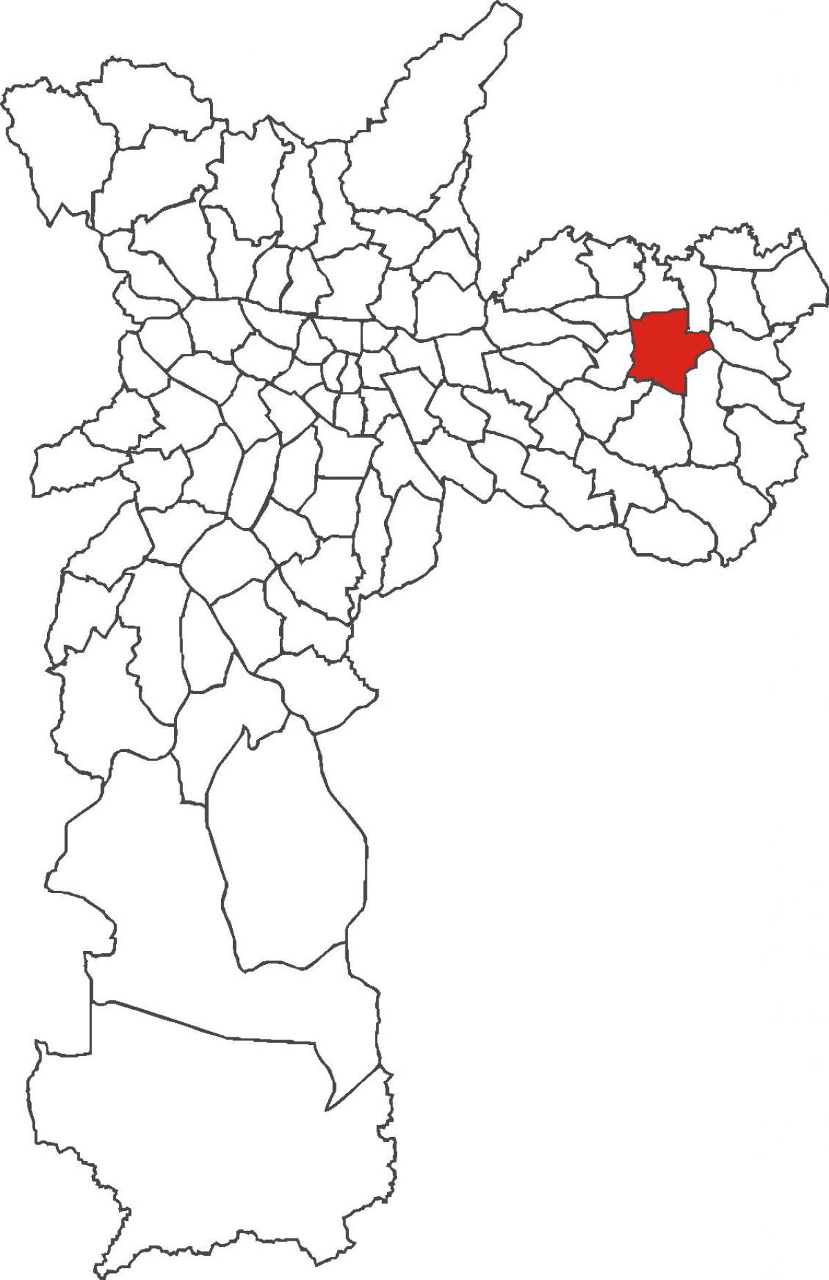 Karte von Bezirk Itaquera