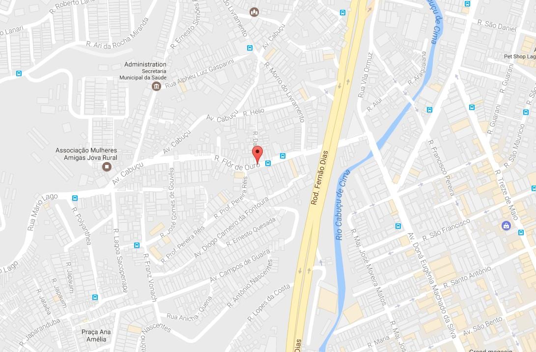 Karte von Jaçanã São Paulo