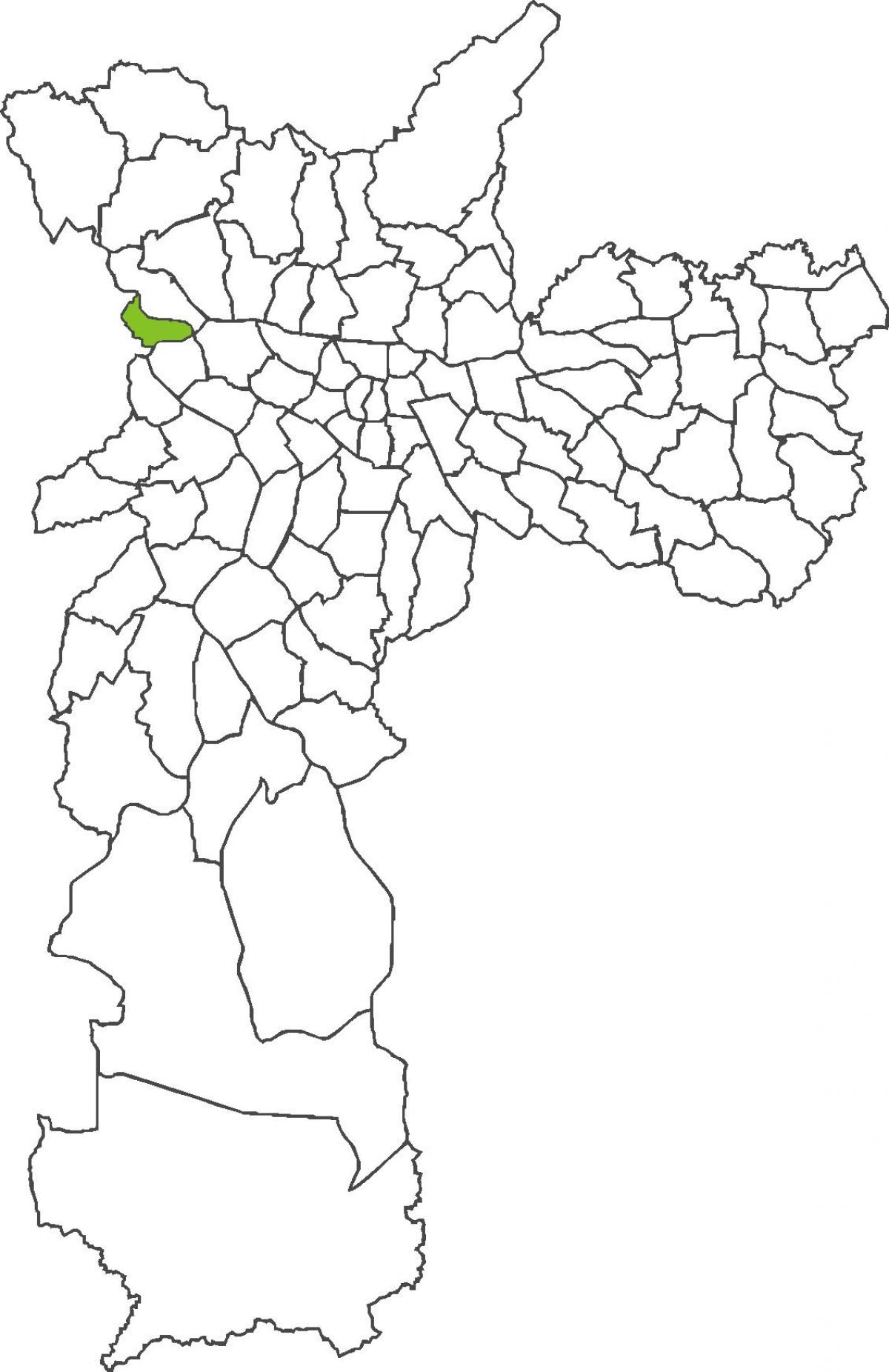 Karte von Jaguara Bezirk