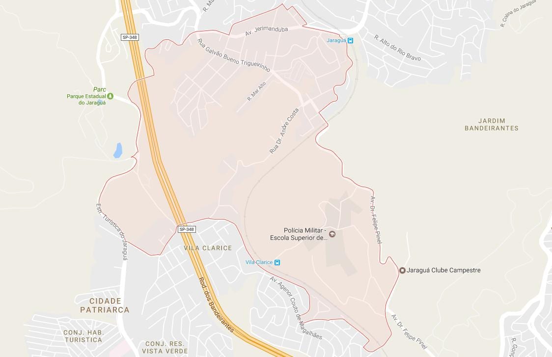 Karte von Jaraguá São Paulo