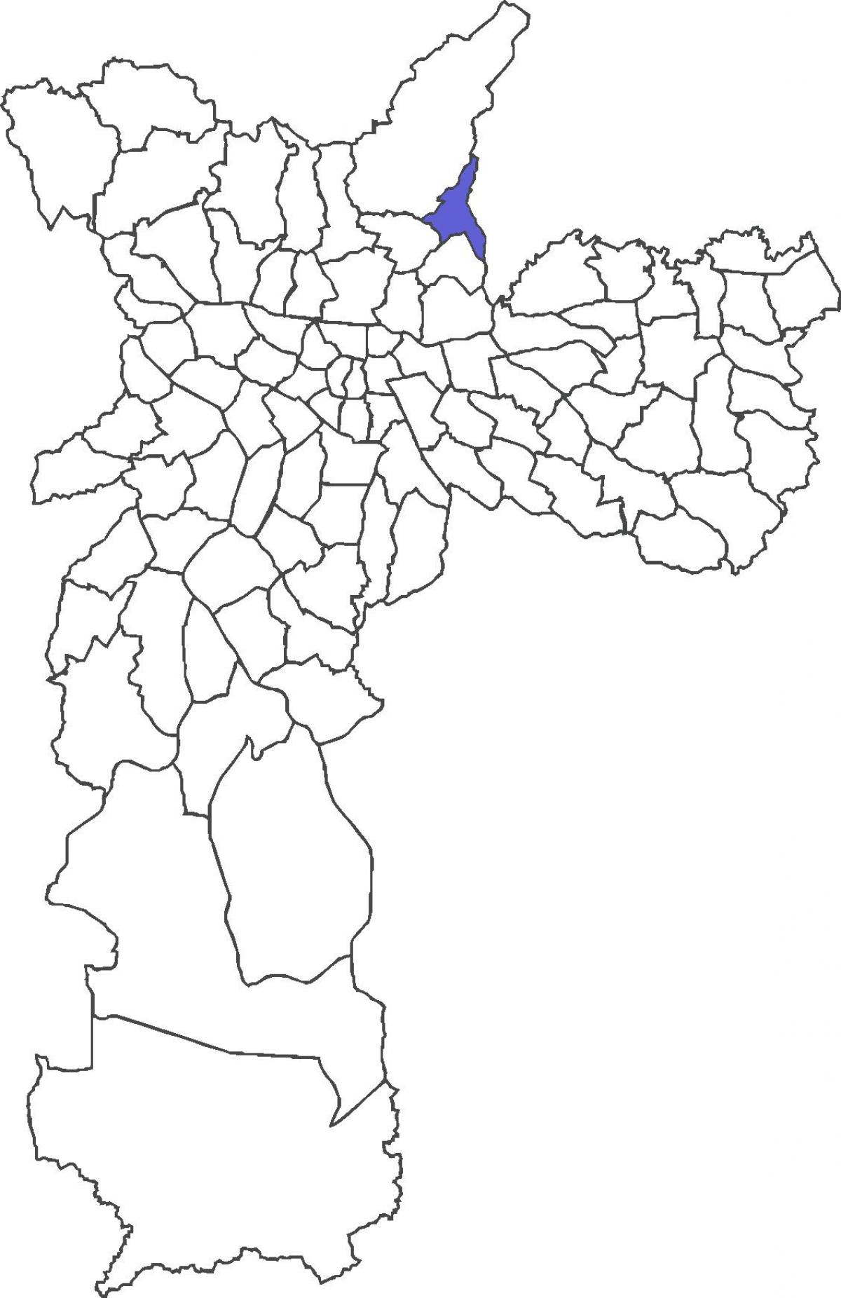 Karte von Bezirk Jaçanã
