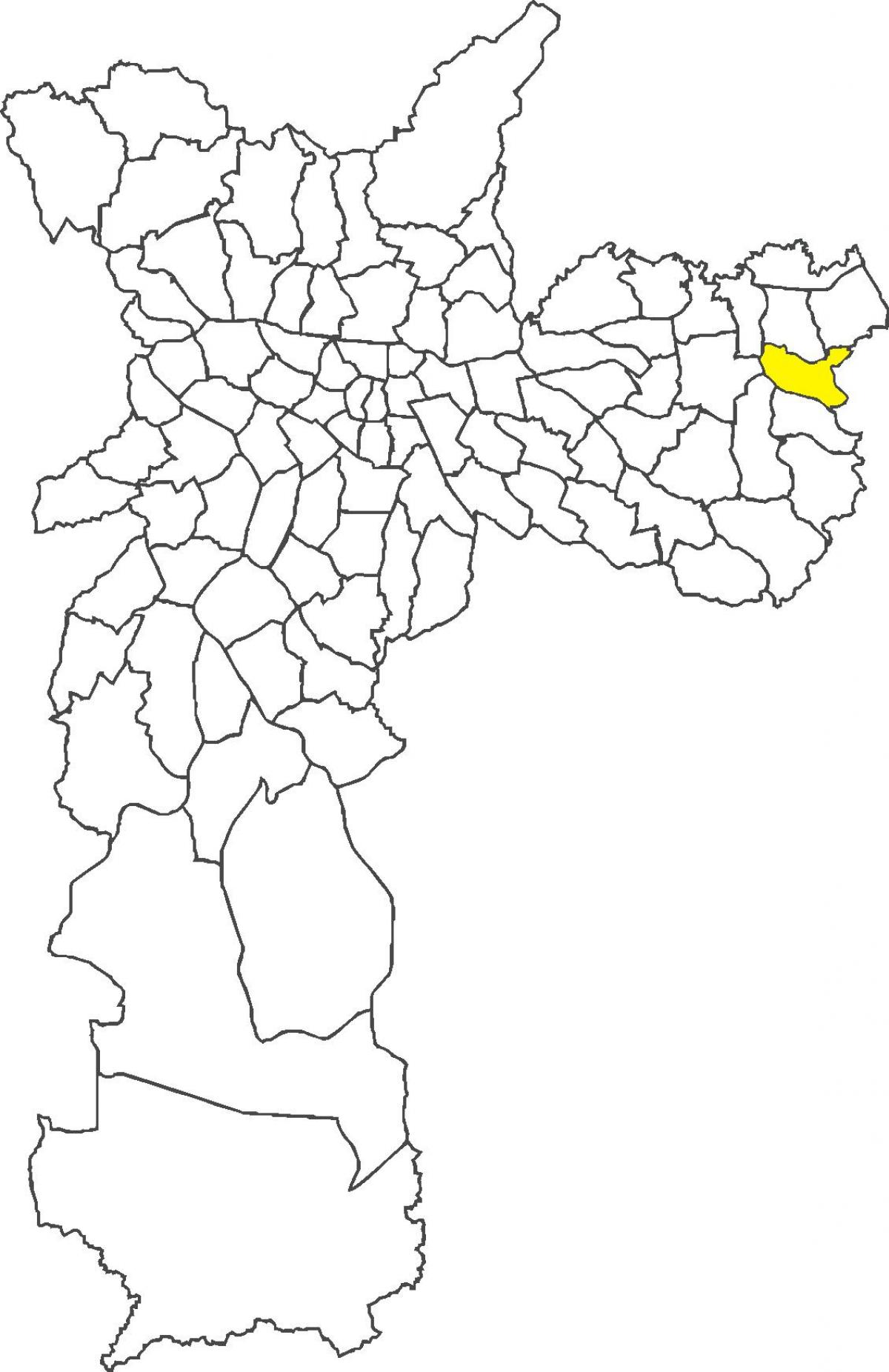 Karte von Lajeado Bezirk