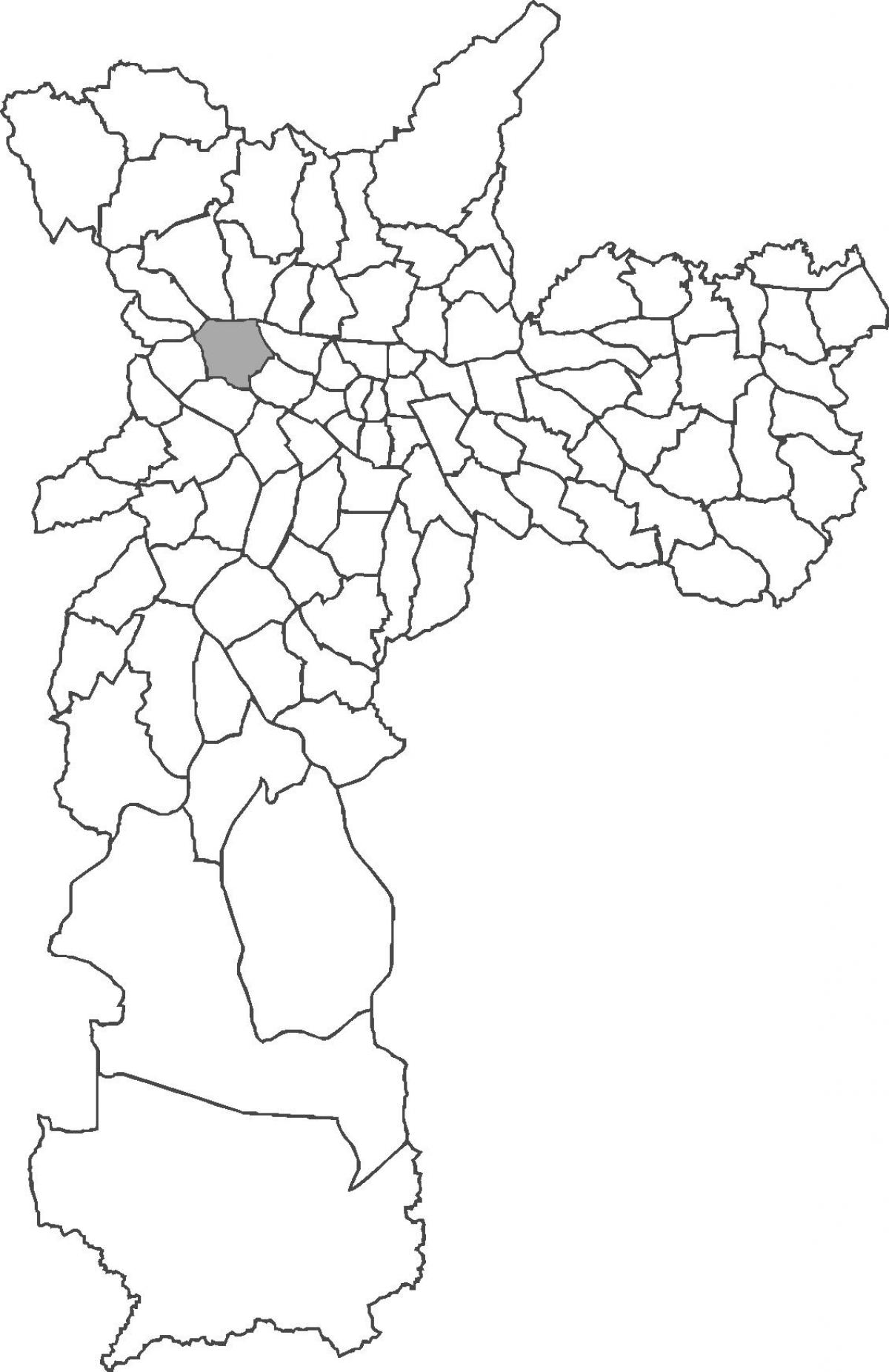 Karte von Lapa Bezirk