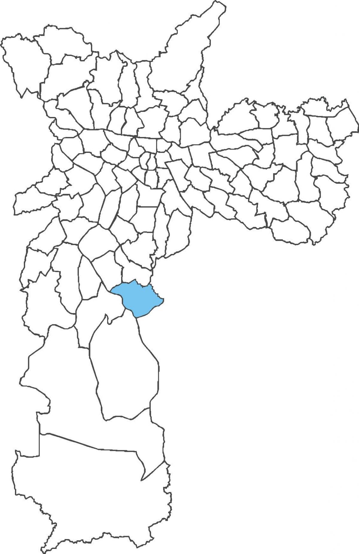 Stadtplan von Pedreira Bezirk