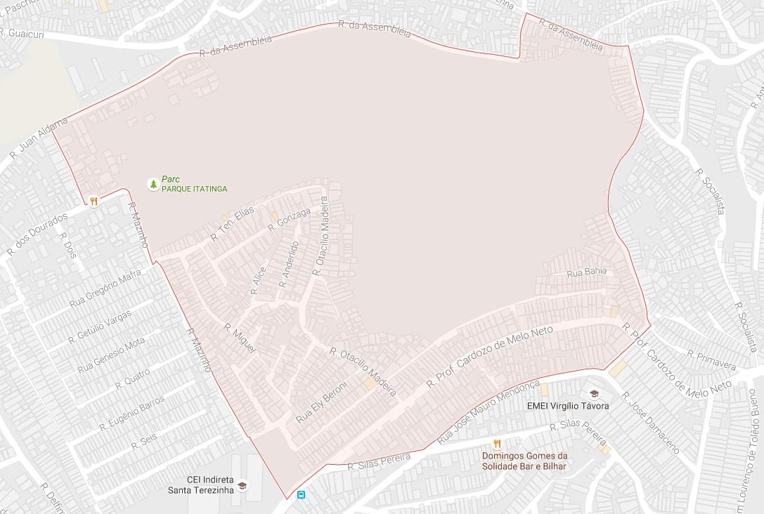 Stadtplan von Pedreira São Paulo