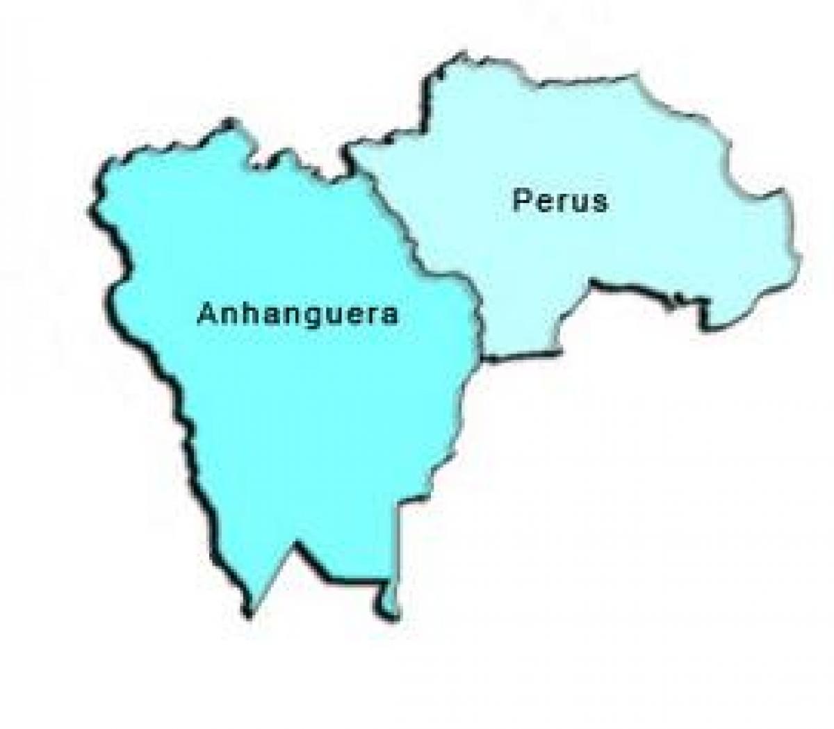 Karte von Perus sub-Präfektur