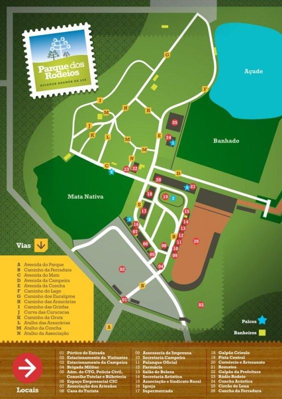 Karte von Rodeio São Paulo park