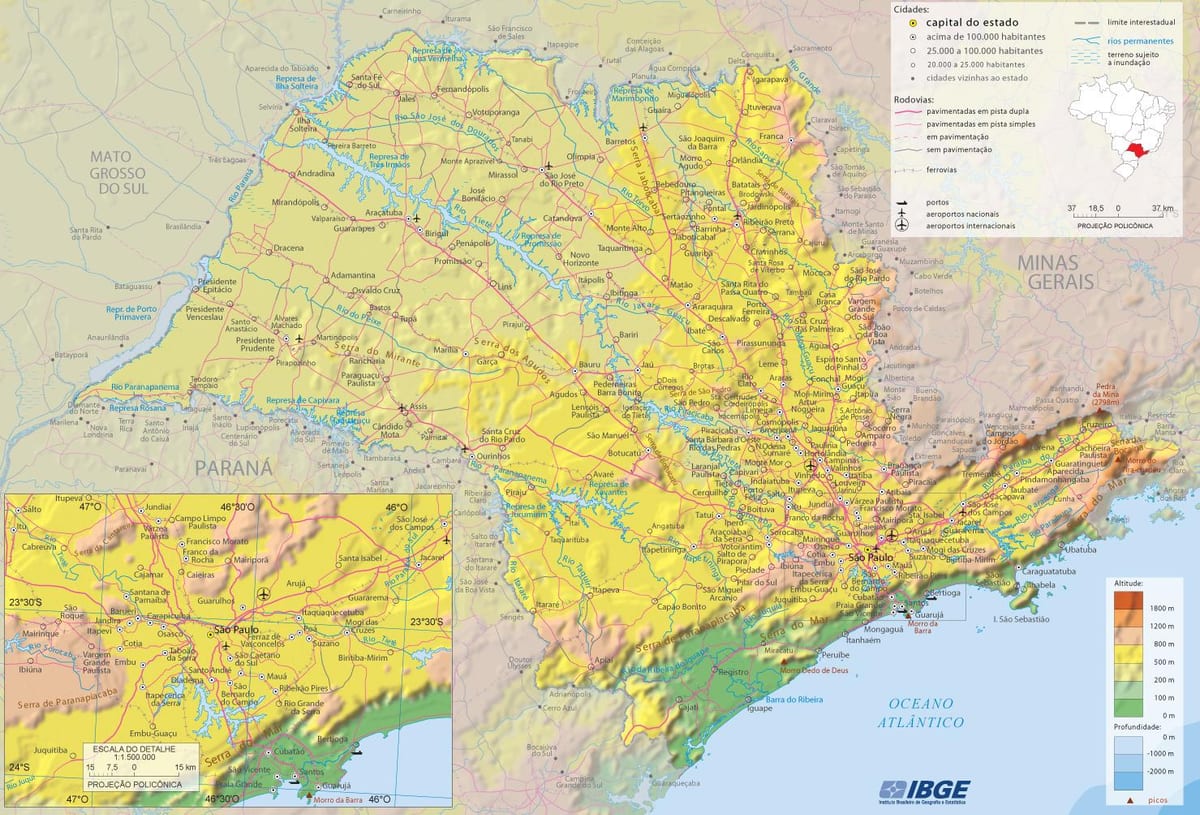 Map-São Paulo transport