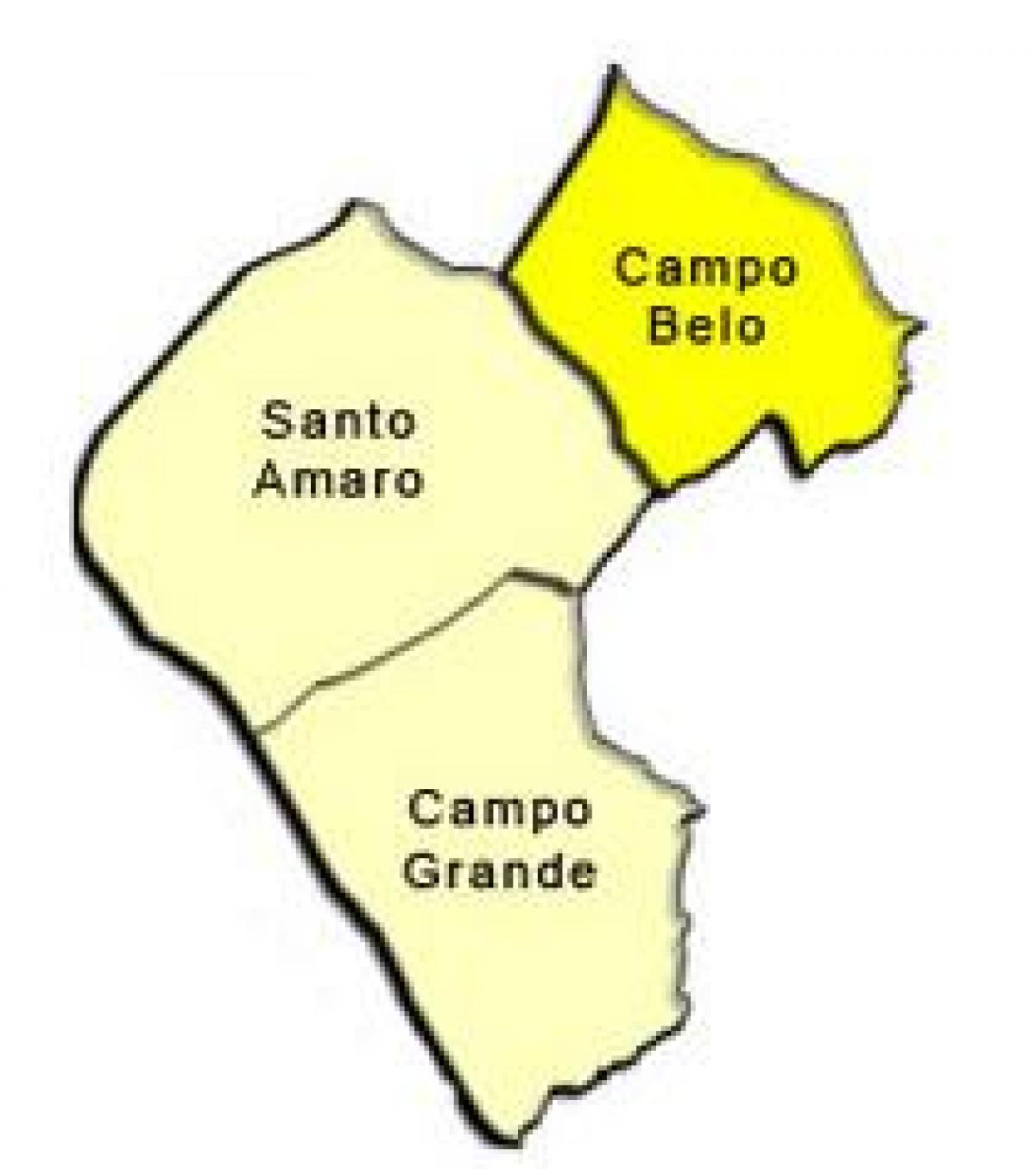 Karte von Santo Amaro sub-Präfektur