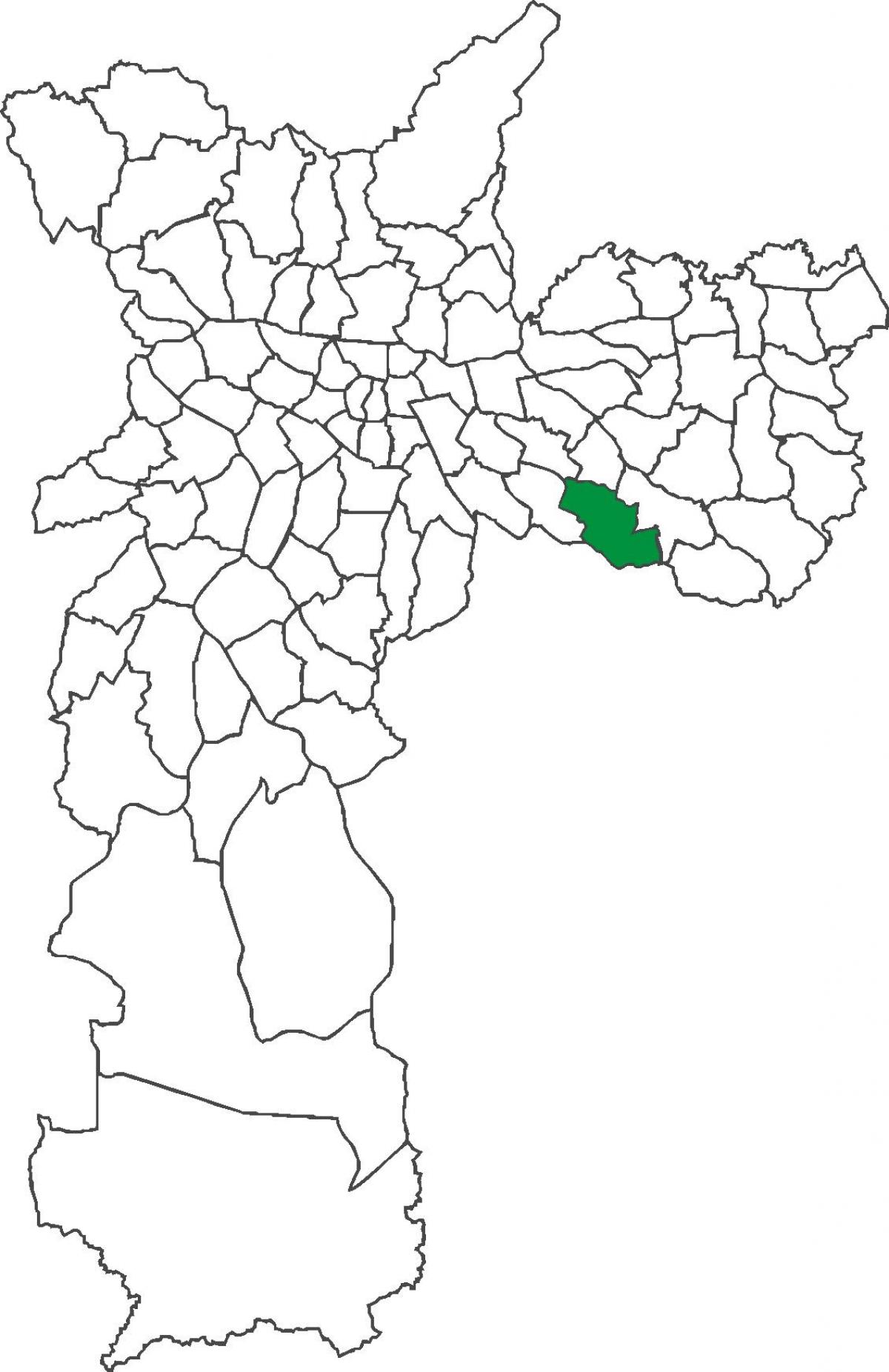 Karte von Stadtteil Sapopemba