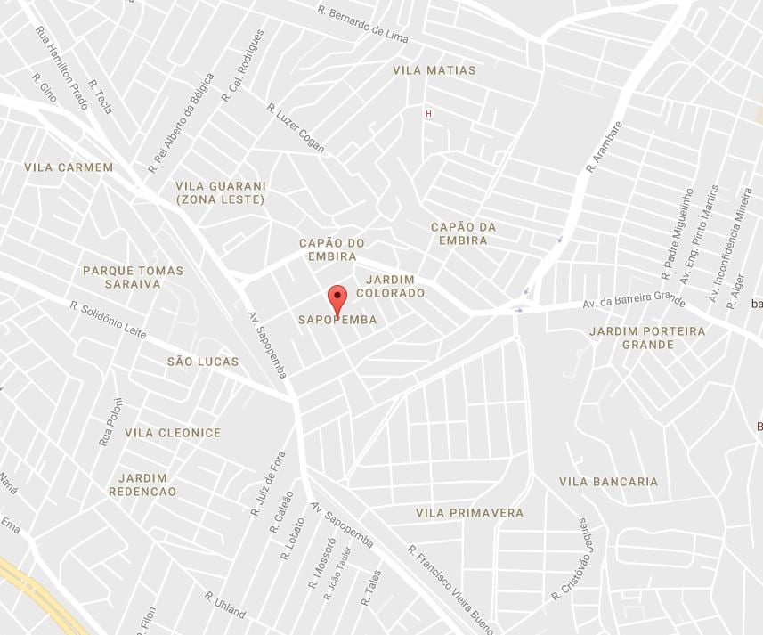 Karte von Sapopemba São Paulo