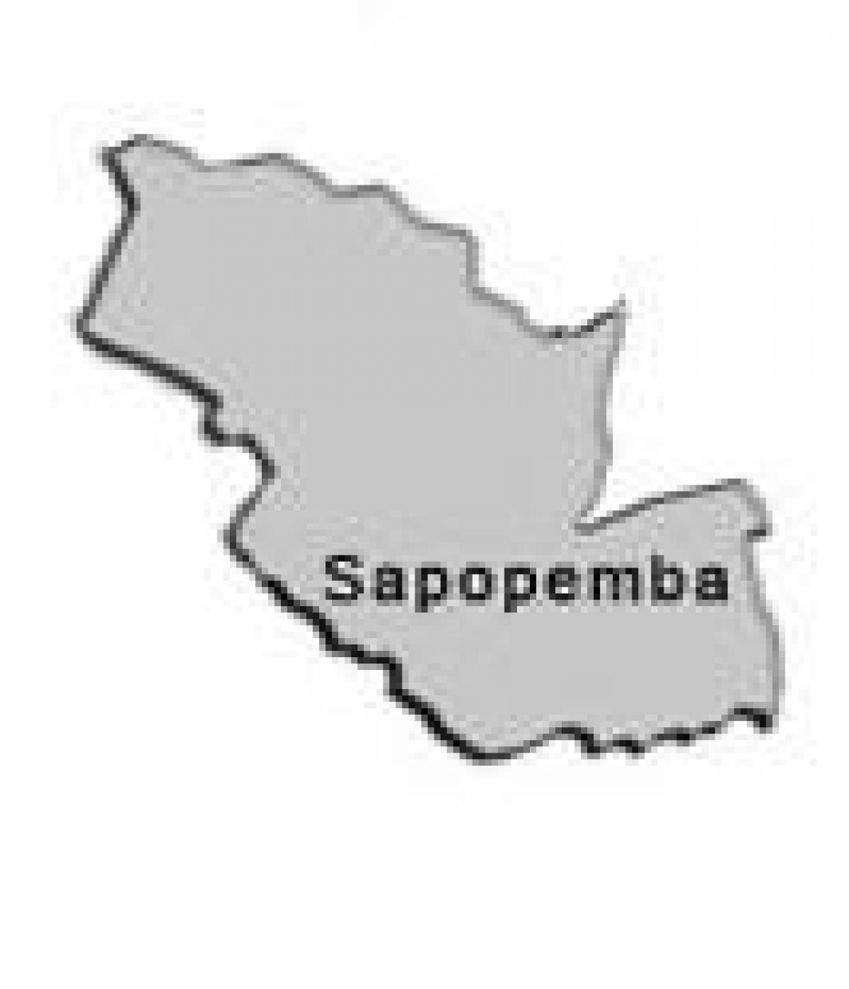 Karte von Sapopembra sub-Präfektur
