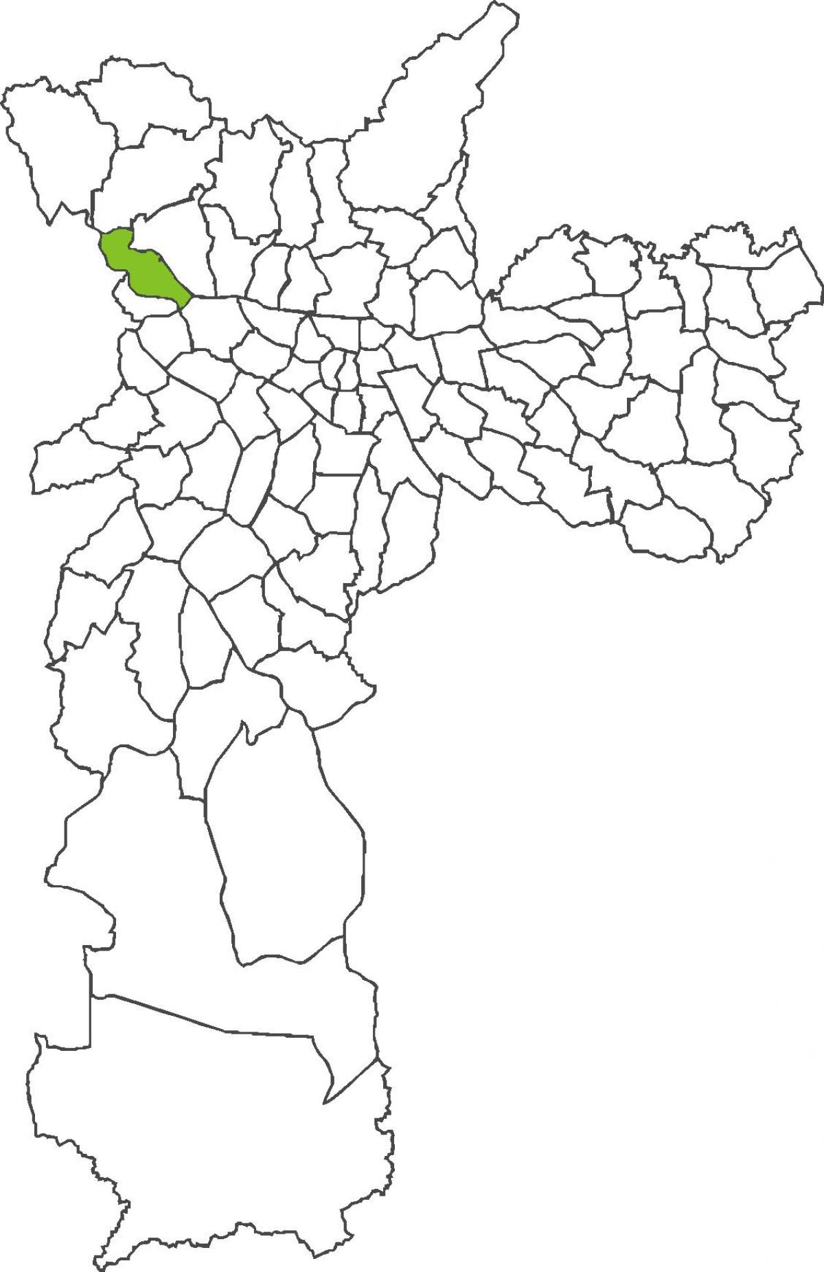 Karte von São Domingos Bezirk