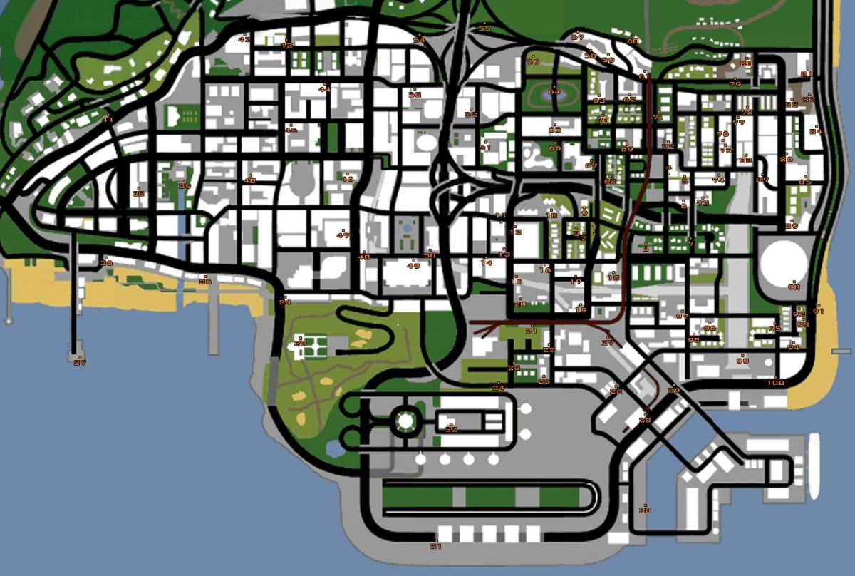 Karte von São Paulo pichação