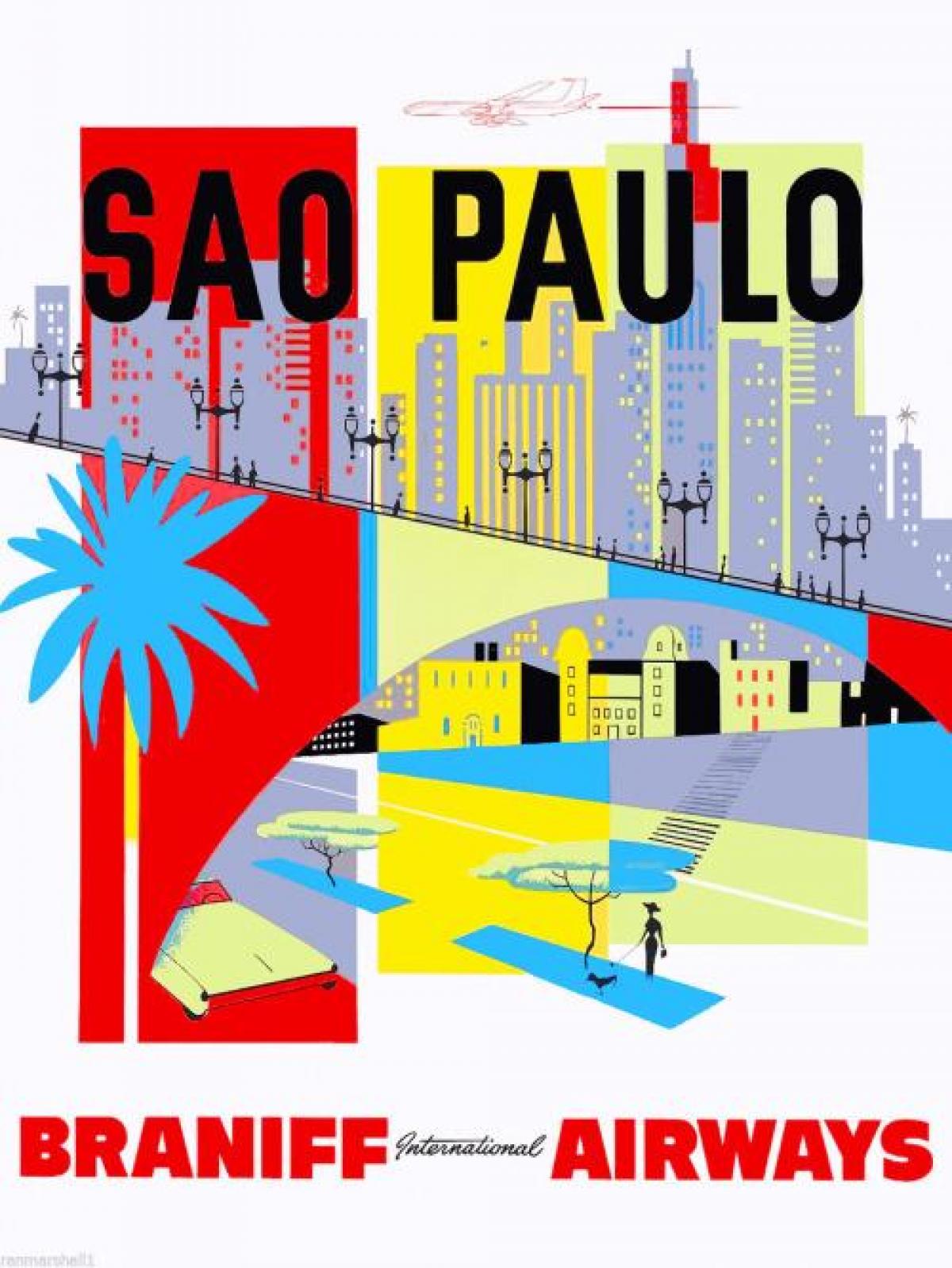 Karte von São Paulo wallpaper