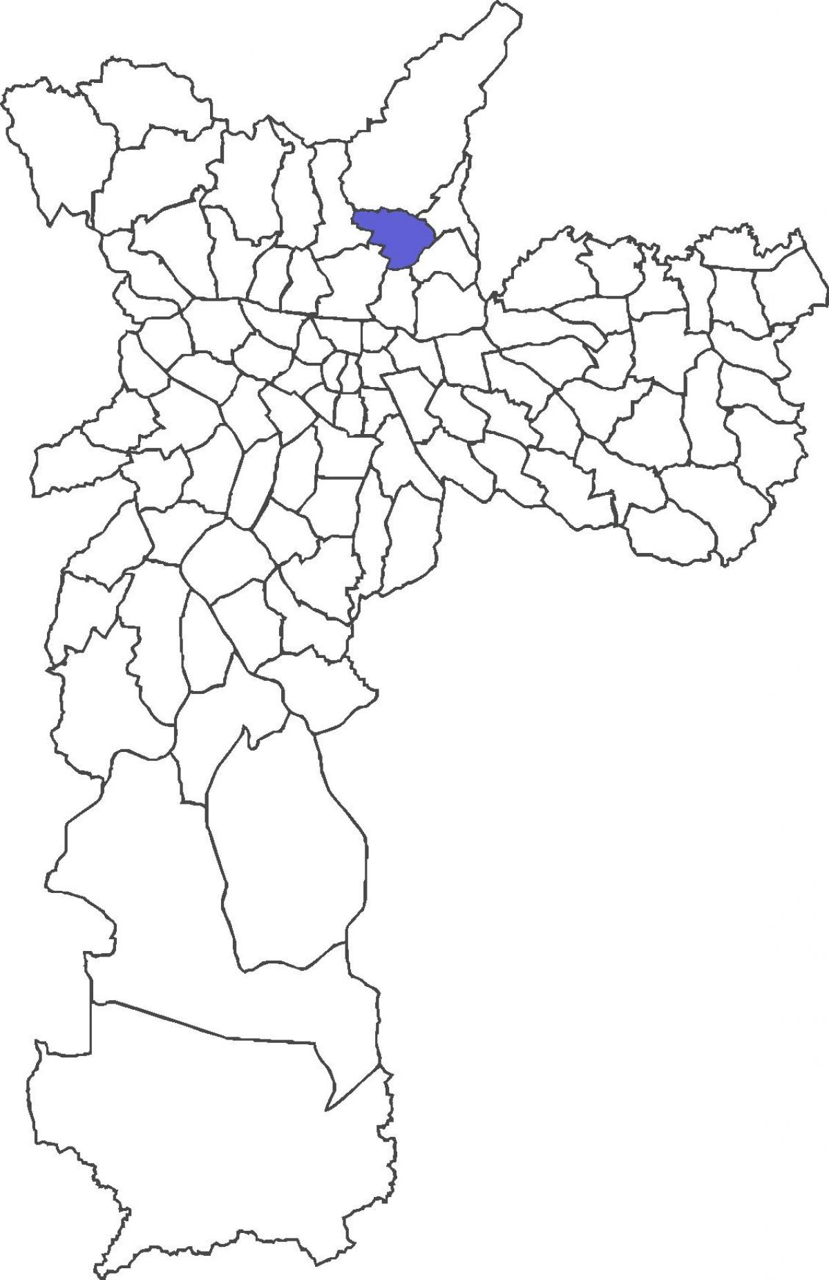 Karte von Tucuruvi Bezirk
