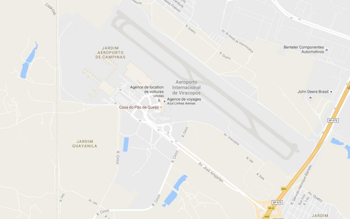 Karte von VCP Campinas Flughafen