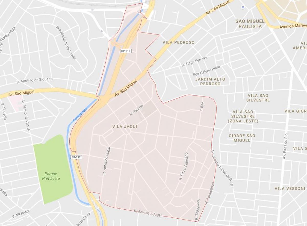 Karte von Vila Jacuí São Paulo